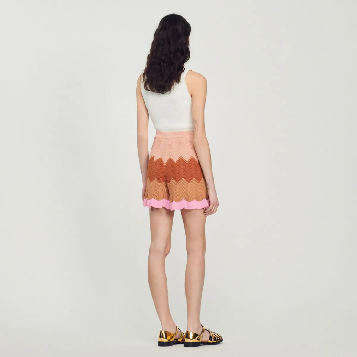 Store Knit Shorts Women Matching Sets