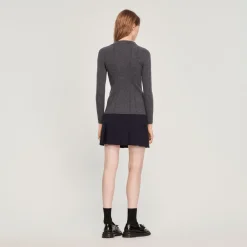 Discount Knit Sweater With Jewel Buttons Women Sweaters & Cardigans