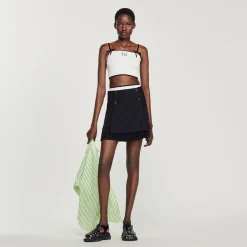 Clearance Knitted Crop Top Women Matching Sets
