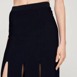 Best Sale Knitted Skirt With Wide Fringes Women Skirts