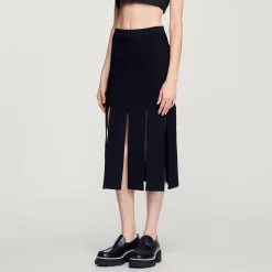 Best Sale Knitted Skirt With Wide Fringes Women Skirts