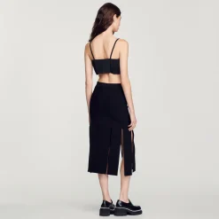 Best Sale Knitted Skirt With Wide Fringes Women Skirts