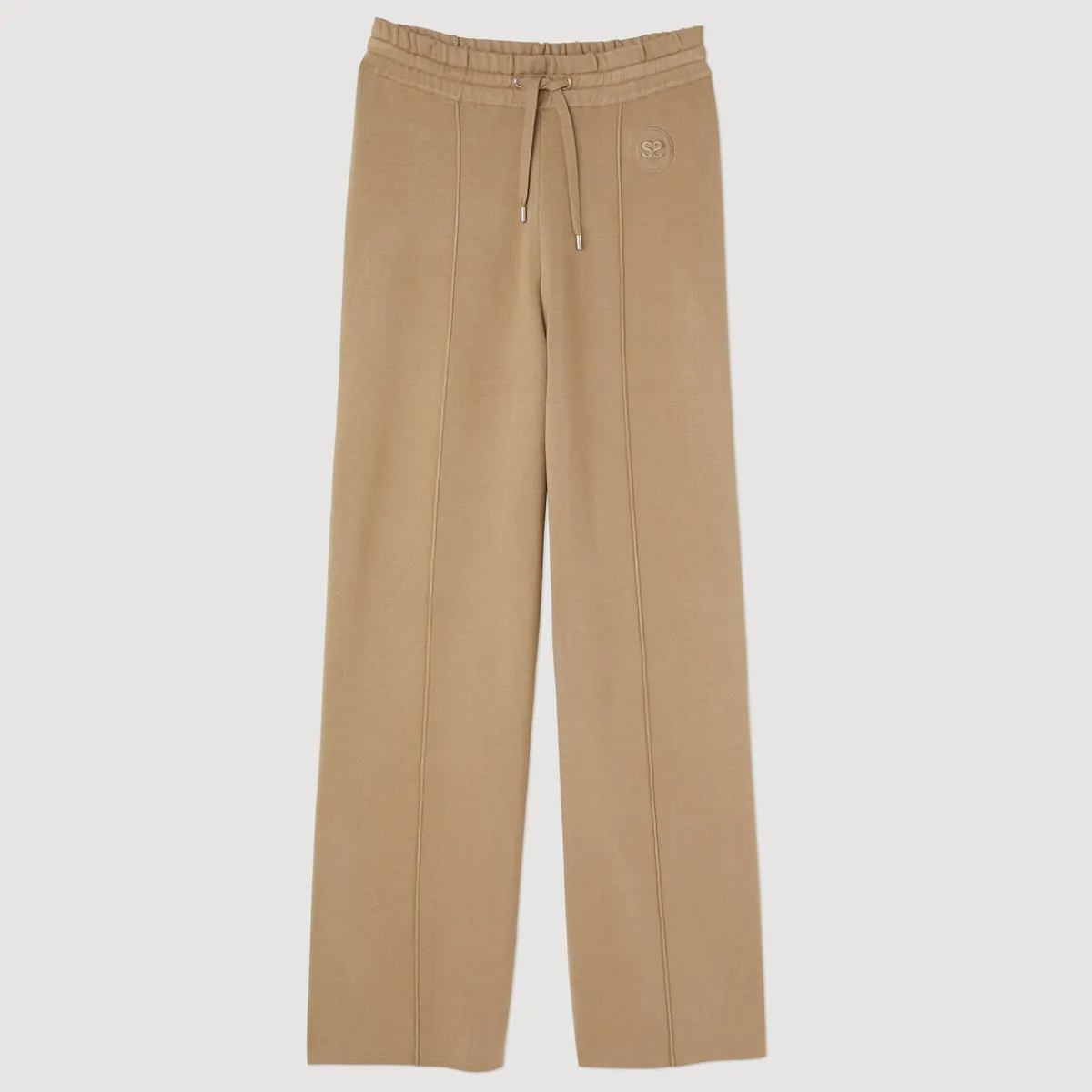Fashion Knitted Straight-Leg Pants Women Matching Sets