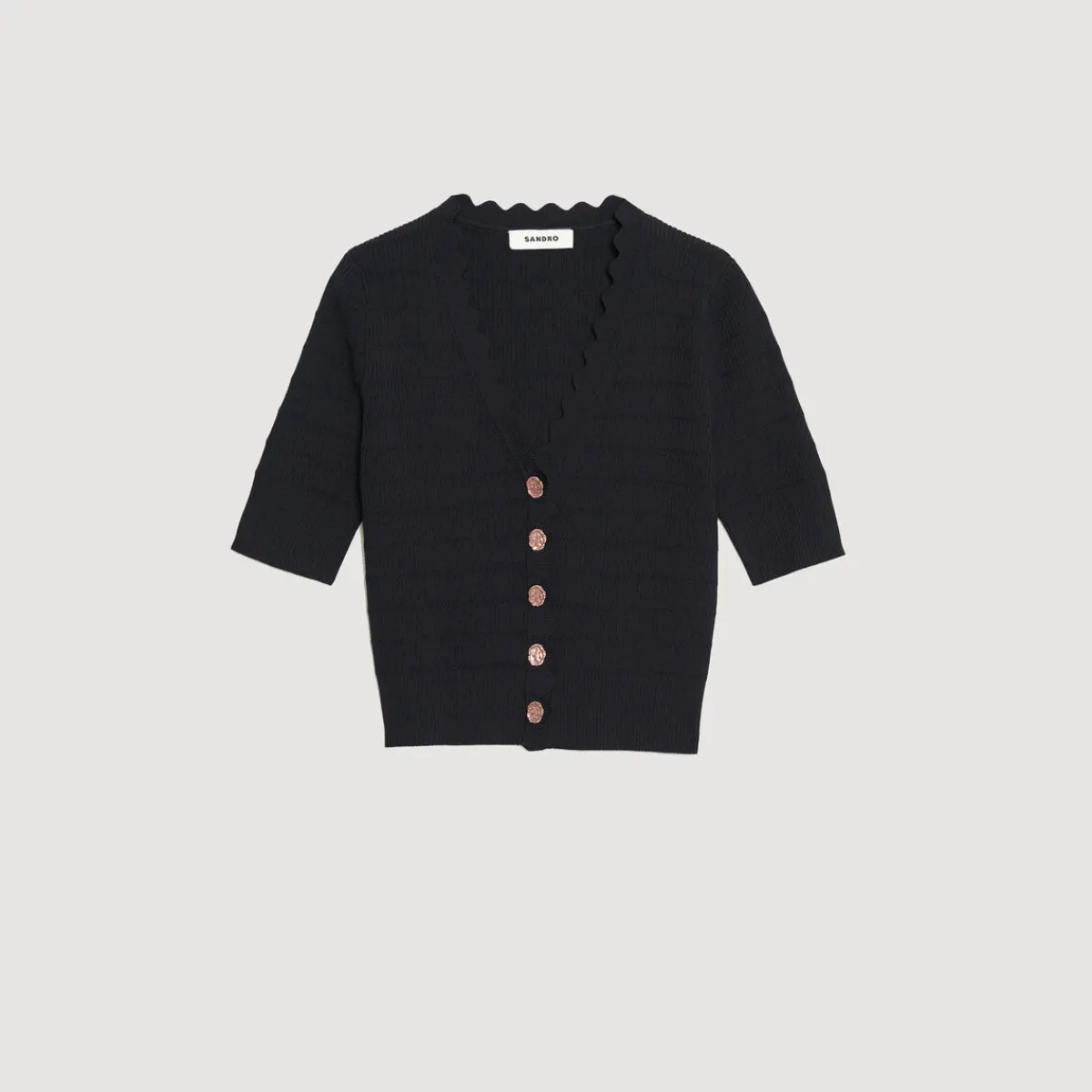 New Knitted Sweater With Fancy Buttons Women Sweaters & Cardigans