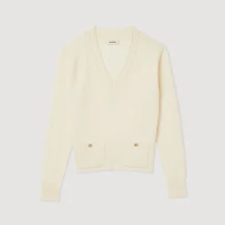 Shop Knitted V-Neck Sweater Women Sweaters & Cardigans