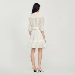 Cheap Lace Collar Shirt Women Tops & Shirts
