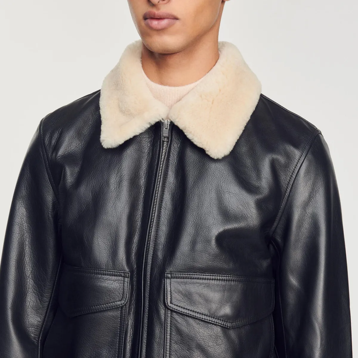 Best Sale Leather Aviator Jacket Men Jackets