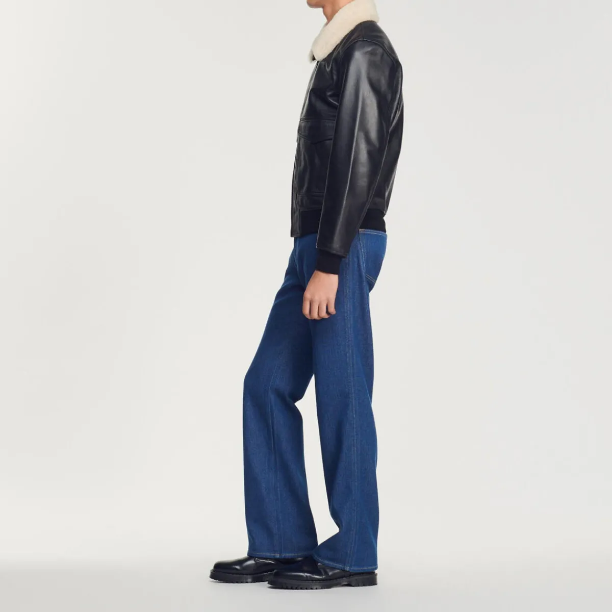 Best Sale Leather Aviator Jacket Men Jackets