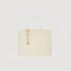 Outlet Leather Tote Bag With Chain Jewellery Women Tote Bags