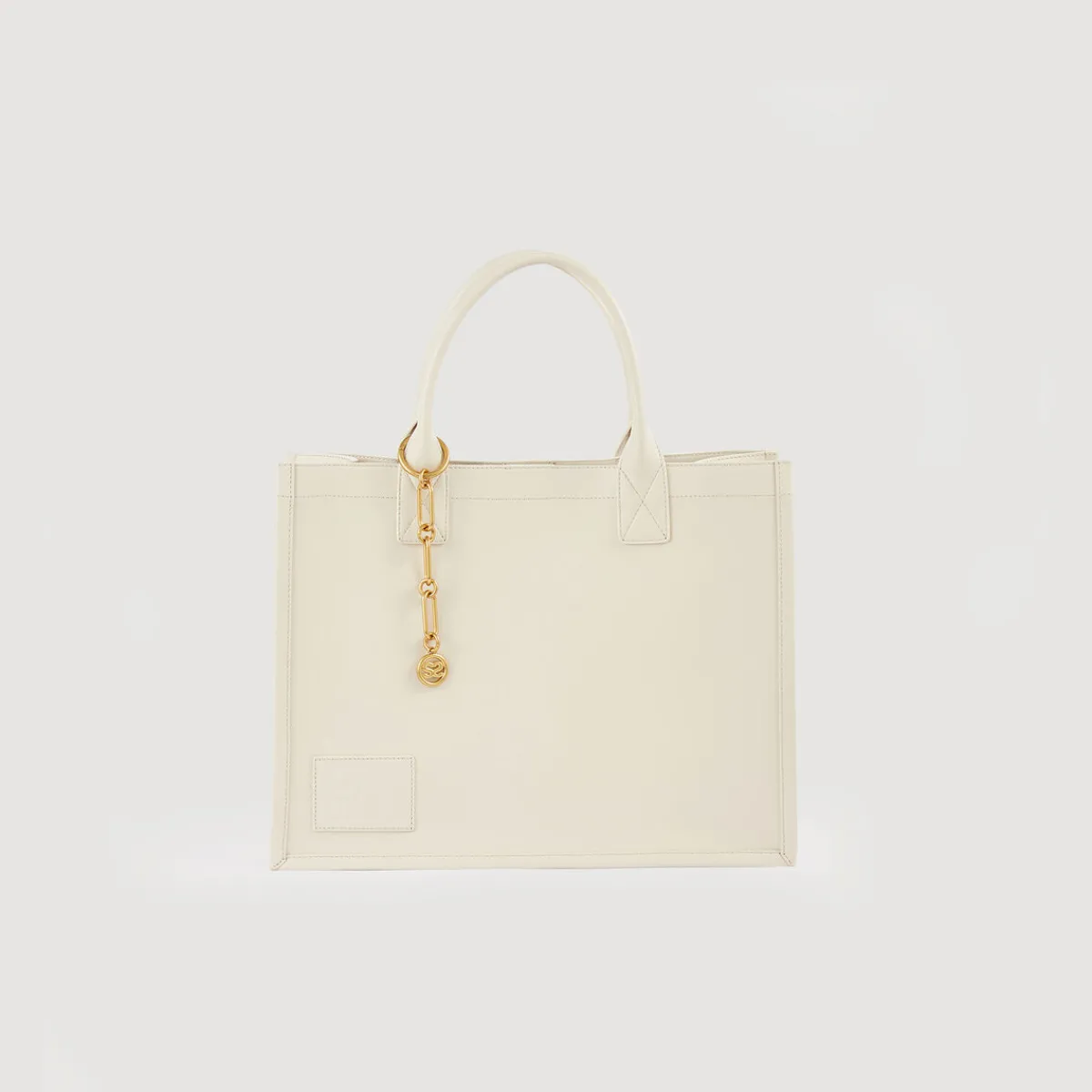 Outlet Leather Tote Bag With Chain Jewellery Women Tote Bags