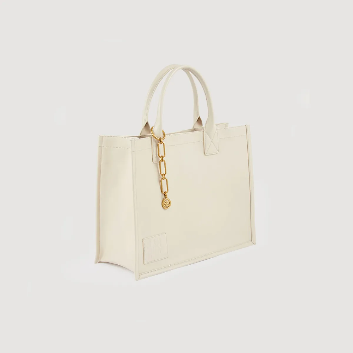 Outlet Leather Tote Bag With Chain Jewellery Women Tote Bags