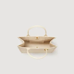 Outlet Leather Tote Bag With Chain Jewellery Women Tote Bags