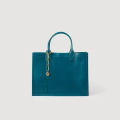 Best Leather Tote Bag With Chain Jewellery Women Tote Bags