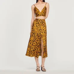 Clearance Leopard Bralette Top Women Matching Sets
