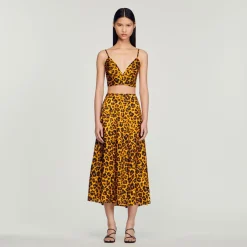 Hot Leopard Skirt Women Matching Sets