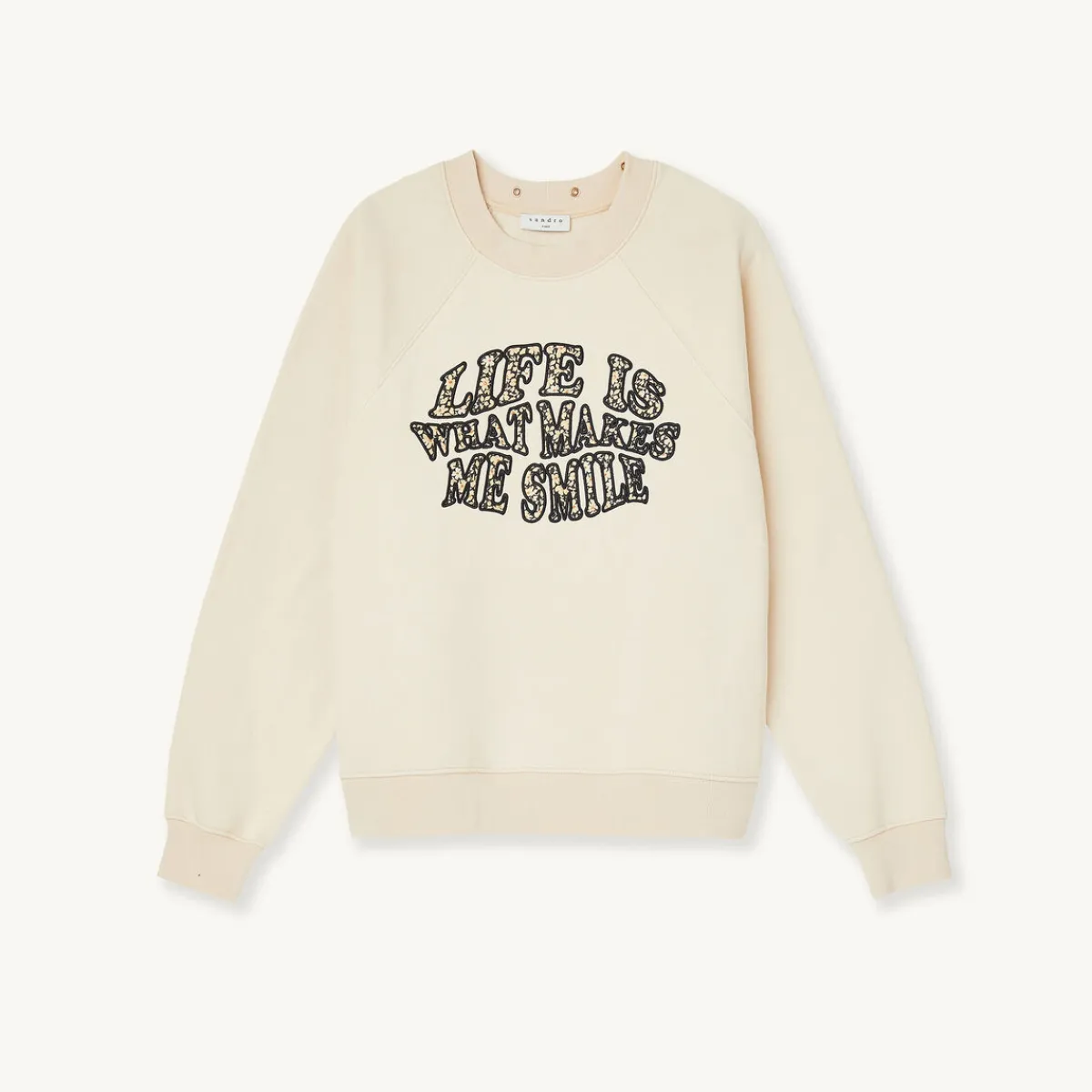 Shop Life Is What Makes Me Smile Sweatshirt Women Sweaters & Cardigans
