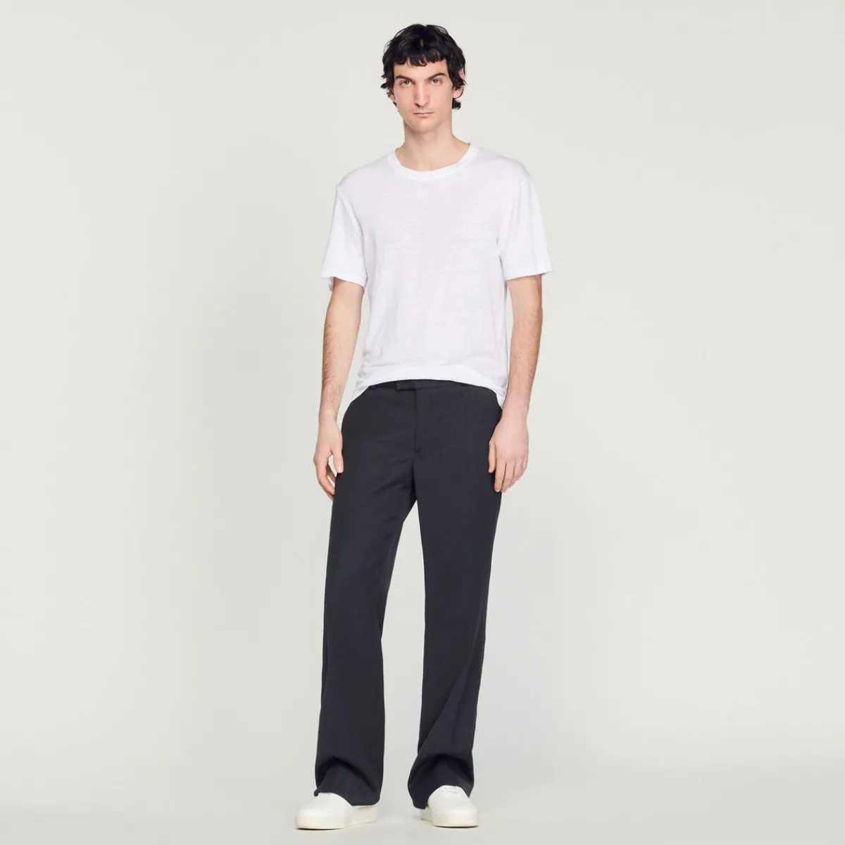 Flash Sale Linen T-Shirt Men T-Shirts & Polos