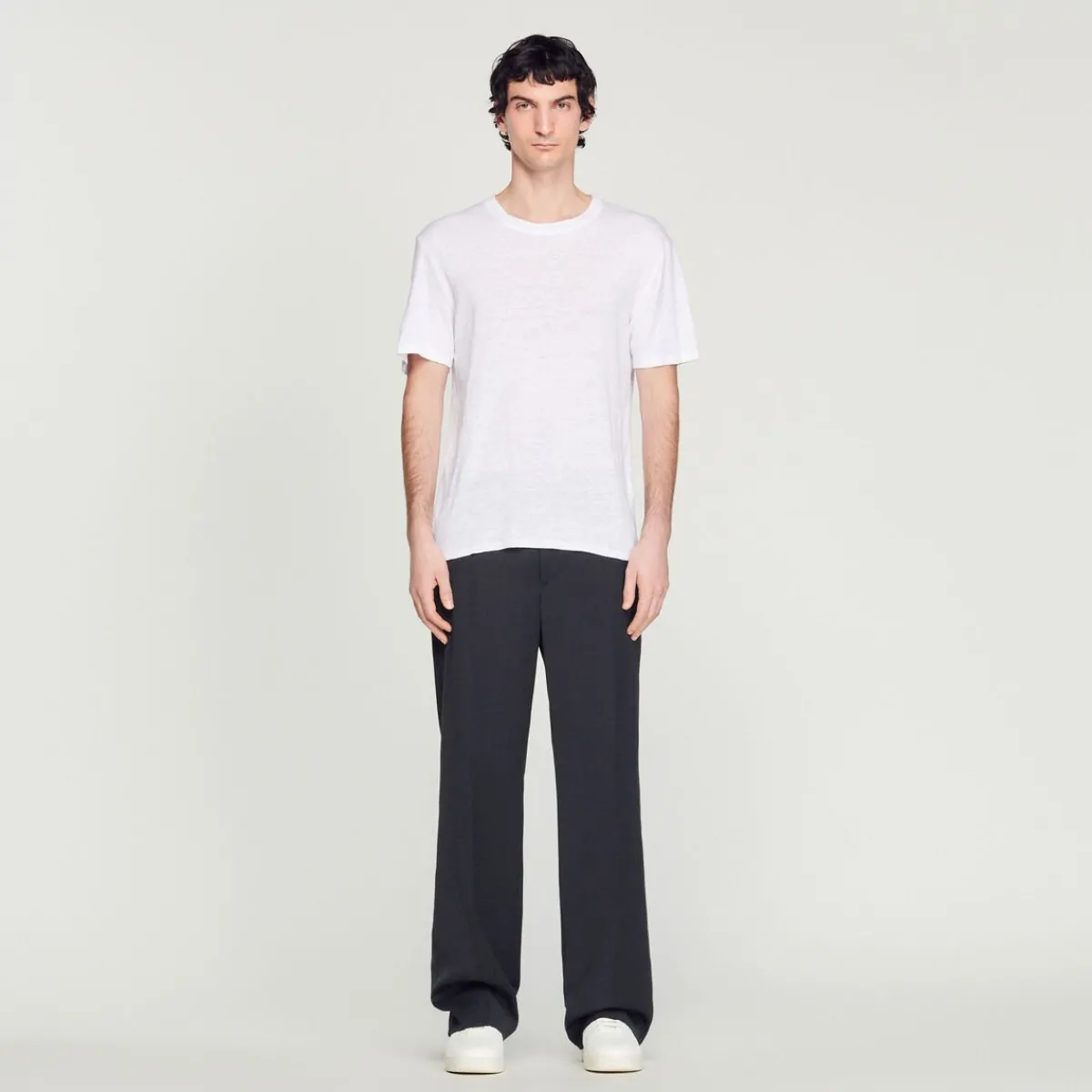Flash Sale Linen T-Shirt Men T-Shirts & Polos