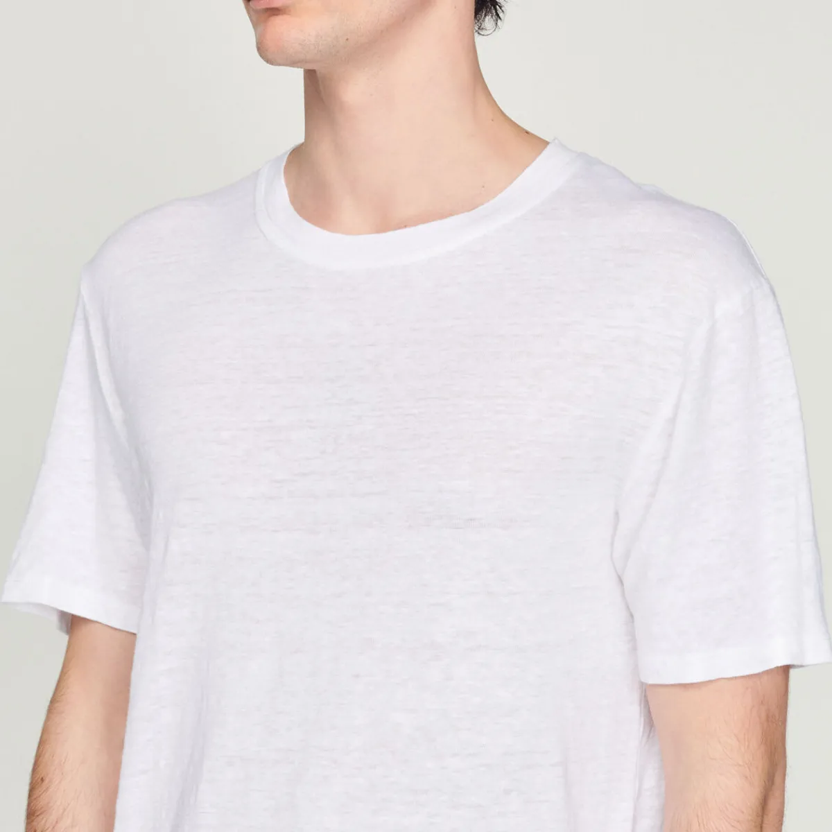 Flash Sale Linen T-Shirt Men T-Shirts & Polos