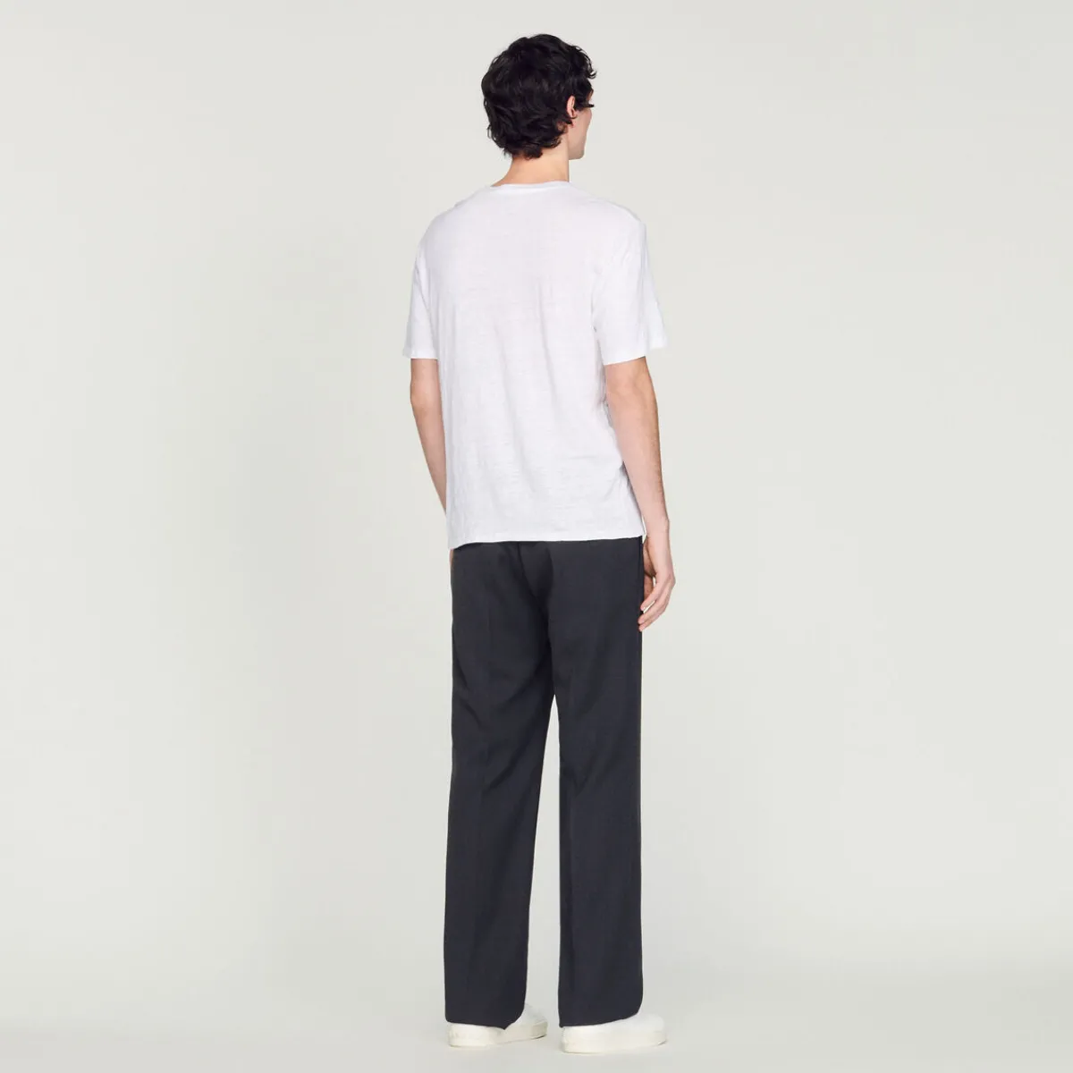 Flash Sale Linen T-Shirt Men T-Shirts & Polos