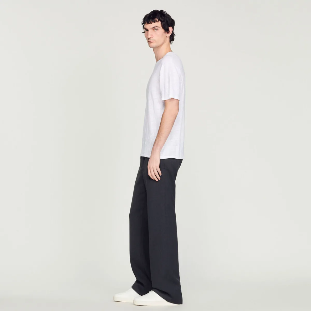 Flash Sale Linen T-Shirt Men T-Shirts & Polos