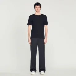 Cheap Linen T-Shirt Men T-Shirts & Polos