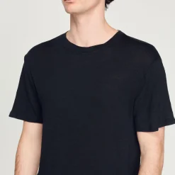 Cheap Linen T-Shirt Men T-Shirts & Polos