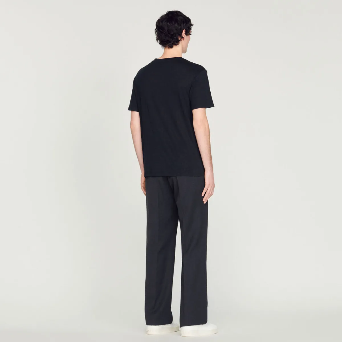 Cheap Linen T-Shirt Men T-Shirts & Polos