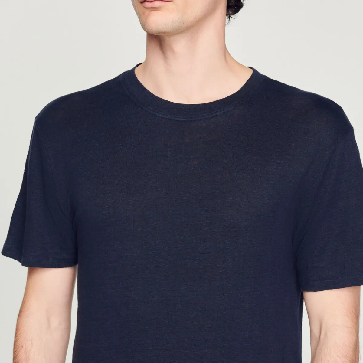 Sale Linen T-Shirt Men T-Shirts & Polos