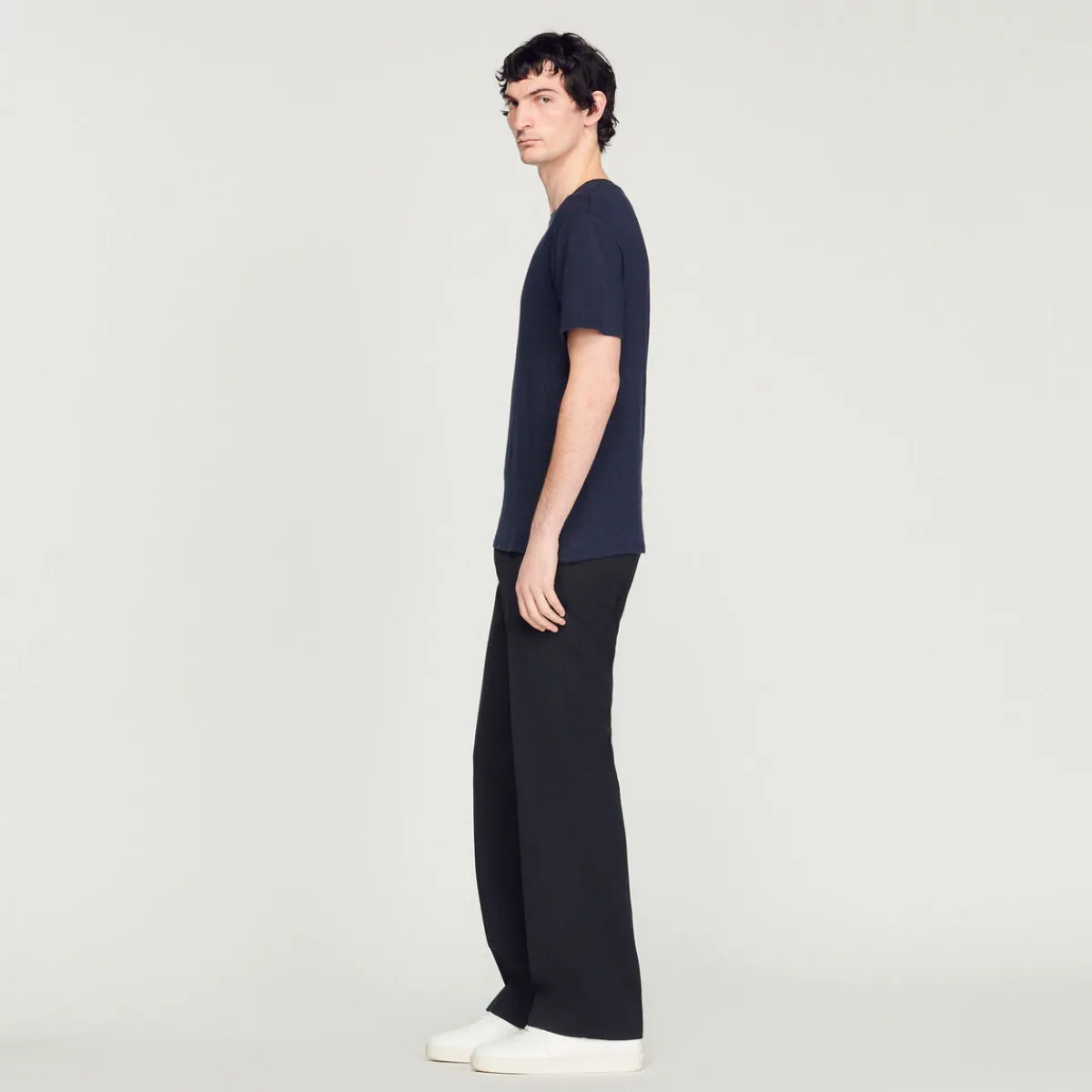 Sale Linen T-Shirt Men T-Shirts & Polos