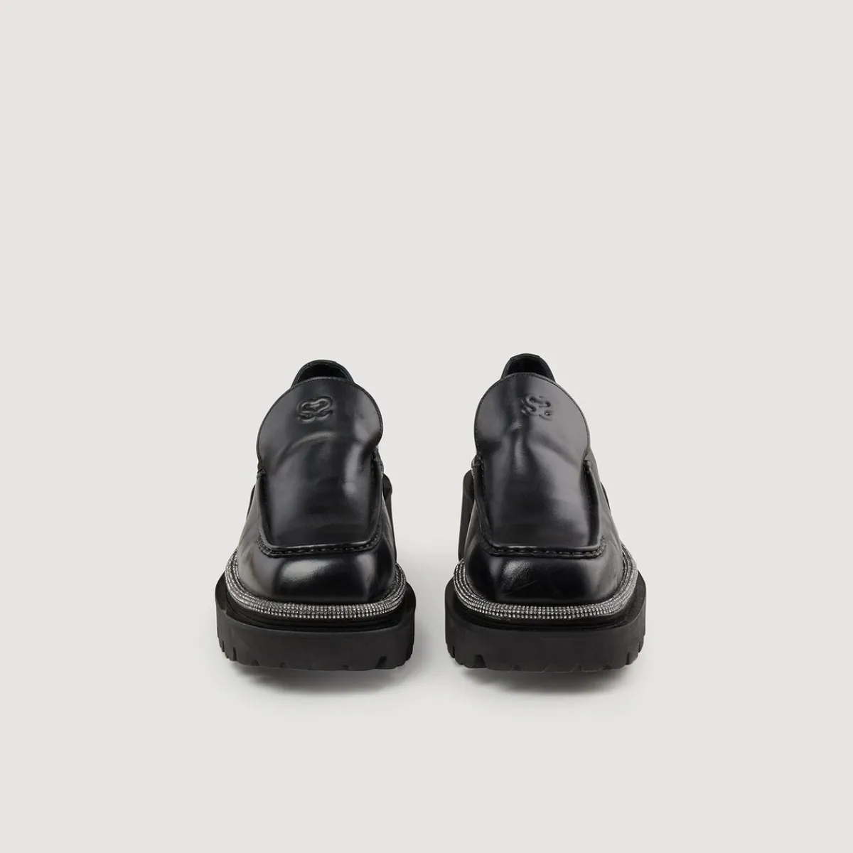 Store Loafers With Thick Notched Soles Women Loafers