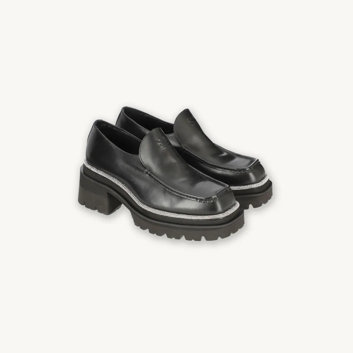Store Loafers With Thick Notched Soles Women Loafers