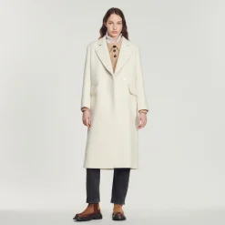 Hot Long Coat With Wide Collar Women Coats