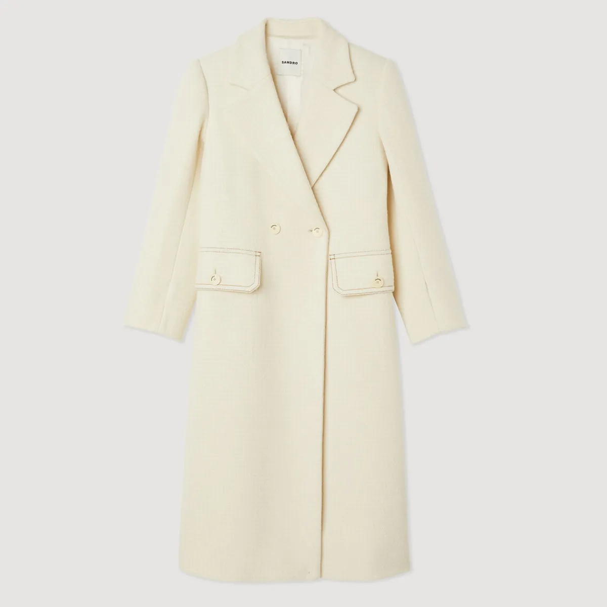 Hot Long Coat With Wide Collar Women Coats
