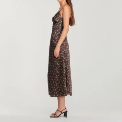 Online Long Dress With Narrow Straps Women Dresses