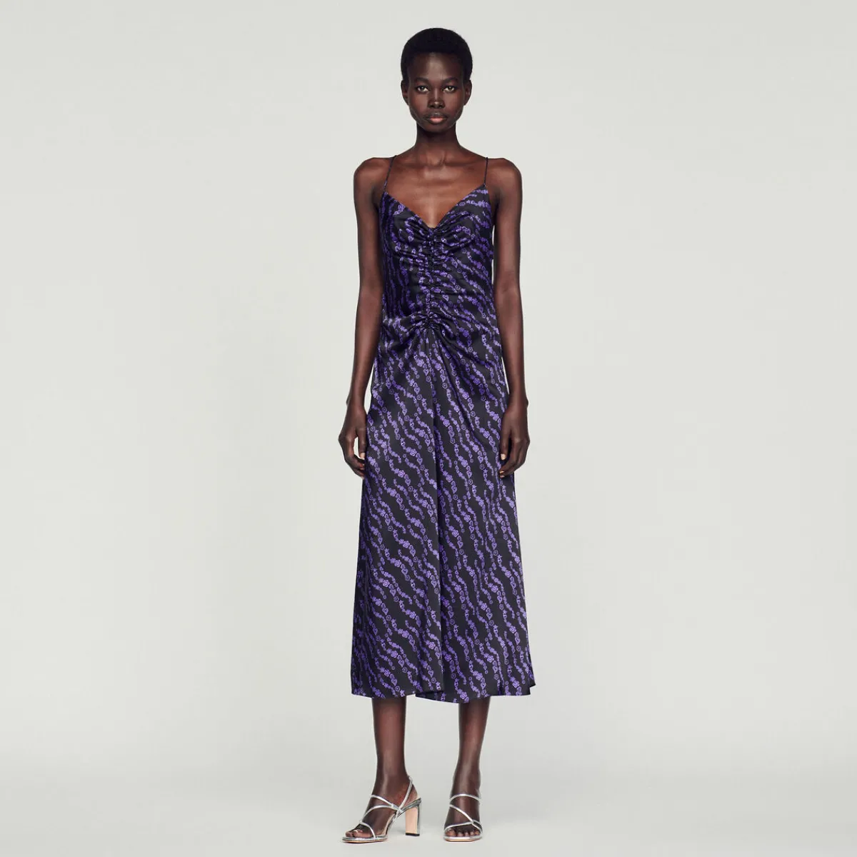 Shop Long Dress With Narrow Straps Women Dresses