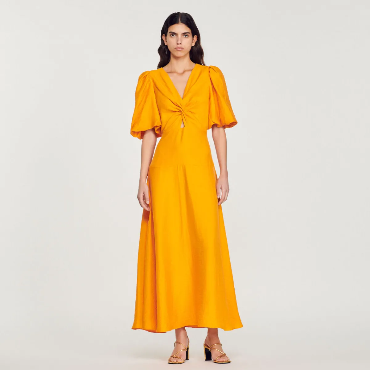 Store Long Dress With Short Sleeves Women Dresses