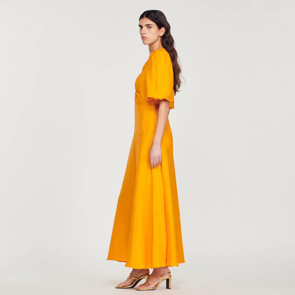Store Long Dress With Short Sleeves Women Dresses