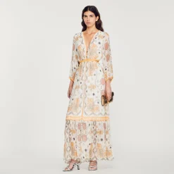 Clearance Long Floral Dress Women Dresses