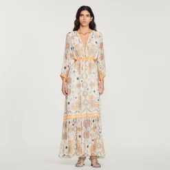 Clearance Long Floral Dress Women Dresses