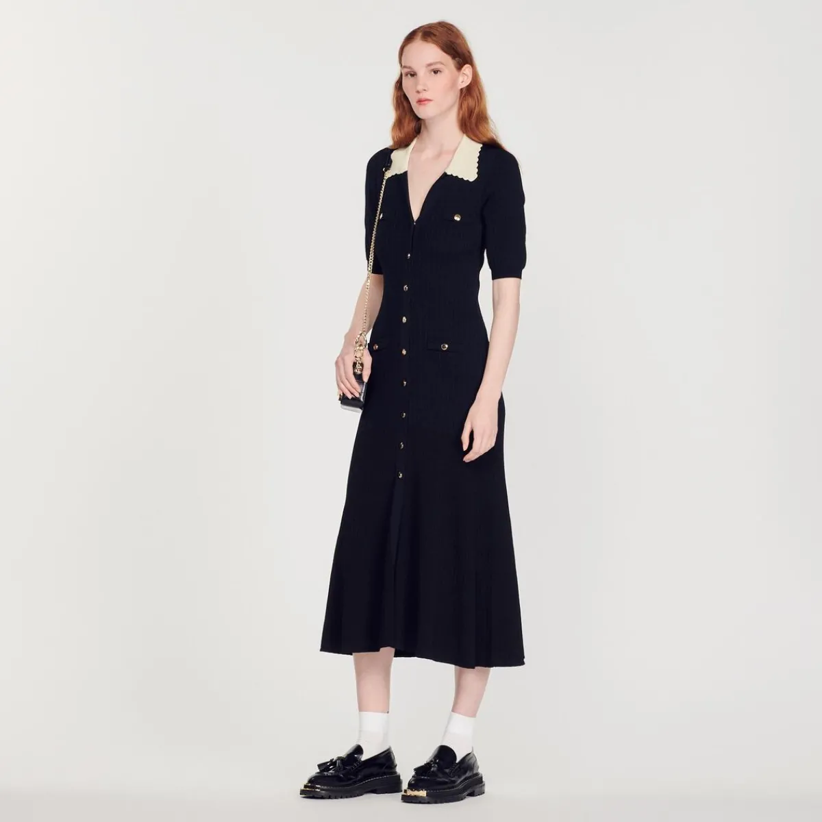 Store Long Knitted Dress Women Dresses