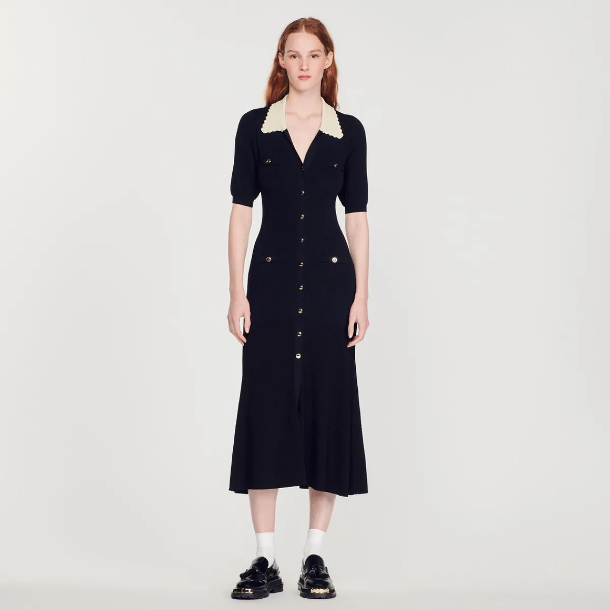 Store Long Knitted Dress Women Dresses