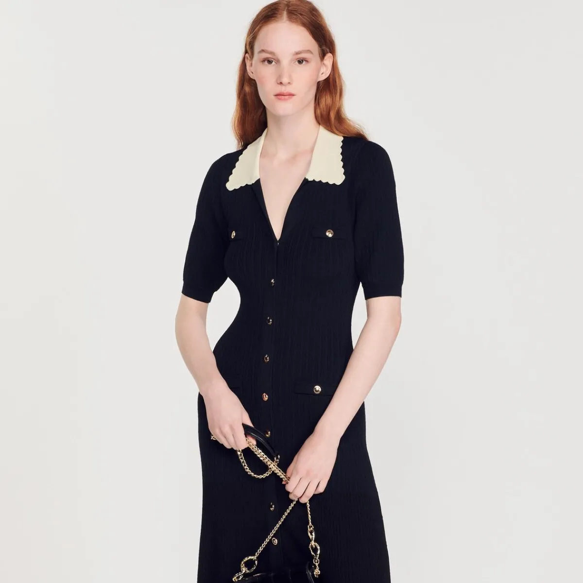 Store Long Knitted Dress Women Dresses