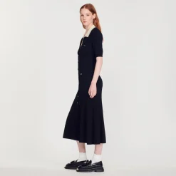 Store Long Knitted Dress Women Dresses