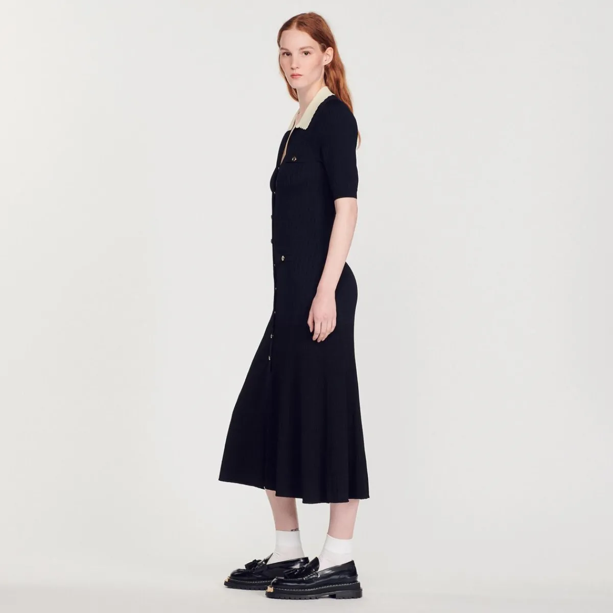 Store Long Knitted Dress Women Dresses