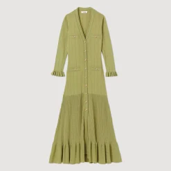 Cheap Long Knitted Dress Women Dresses