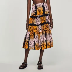 Clearance Long Print Skirt Women Skirts