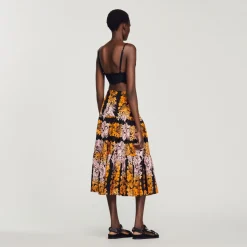 Clearance Long Print Skirt Women Skirts