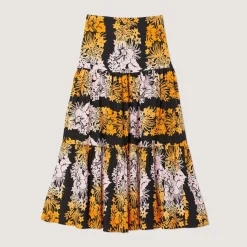 Clearance Long Print Skirt Women Skirts