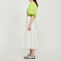 Discount Long Ruffled Skirt Women Skirts